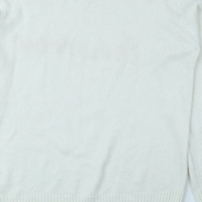 Womens UK Size 12 Dorothy Perkins Ivory Pullover Jumper