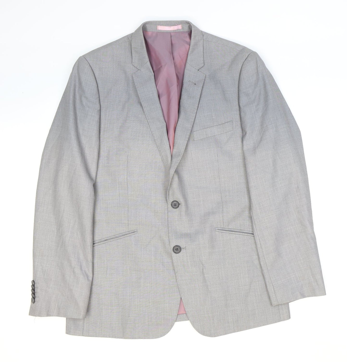 Mens UK Size 40 Butler and Webb Regular Grey Suit Jacket