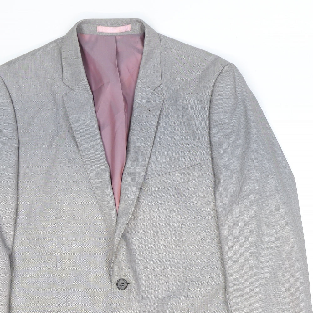 Mens UK Size 40 Butler and Webb Regular Grey Suit Jacket