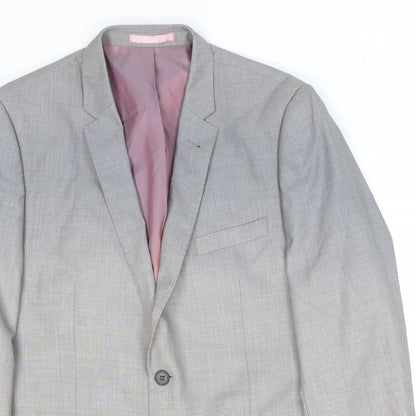Mens UK Size 40 Butler and Webb Regular Grey Suit Jacket