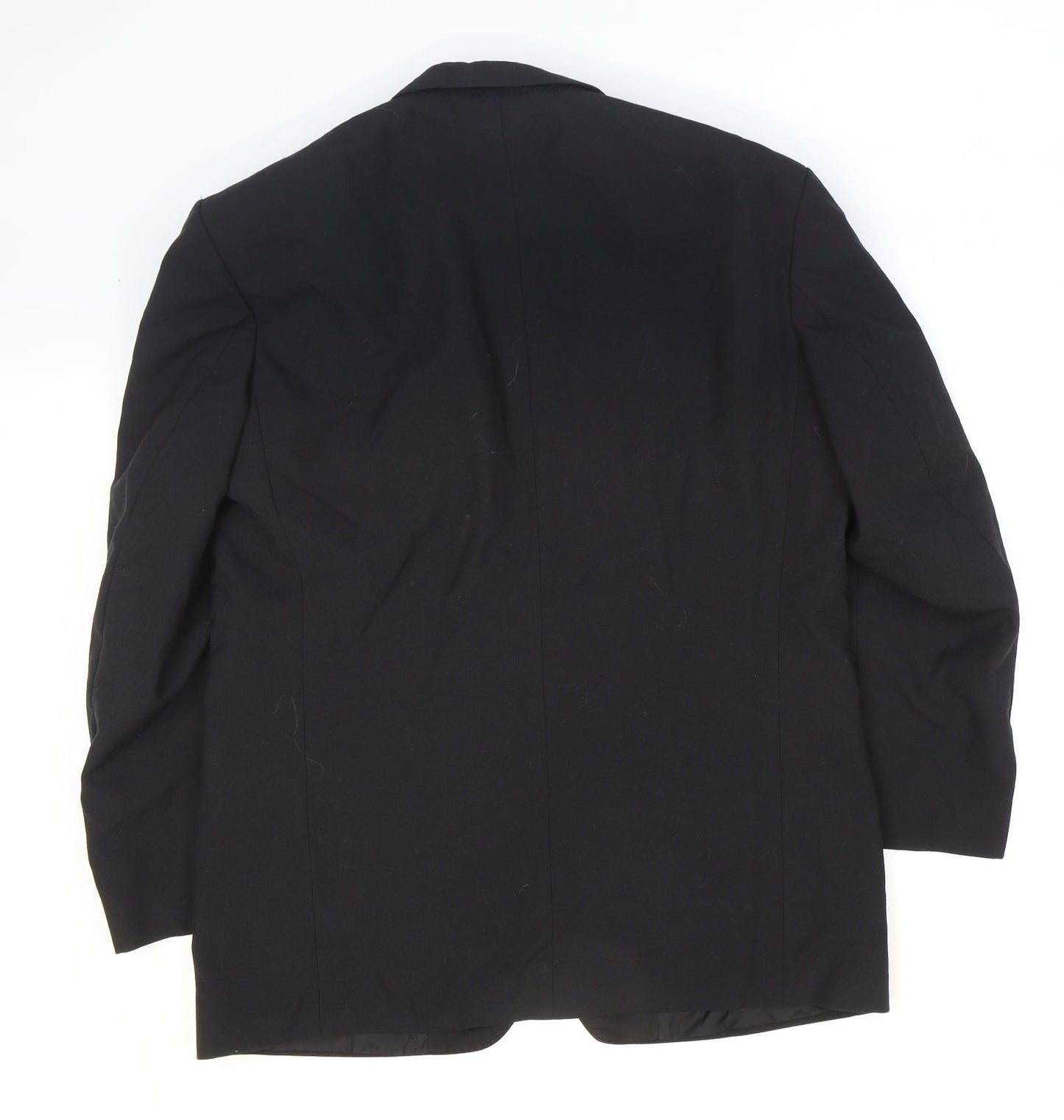 Mens UK Size 42 St Michael Regular Black Suit Jacket