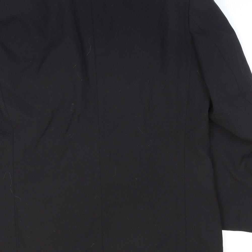 Mens UK Size 42 St Michael Regular Black Suit Jacket