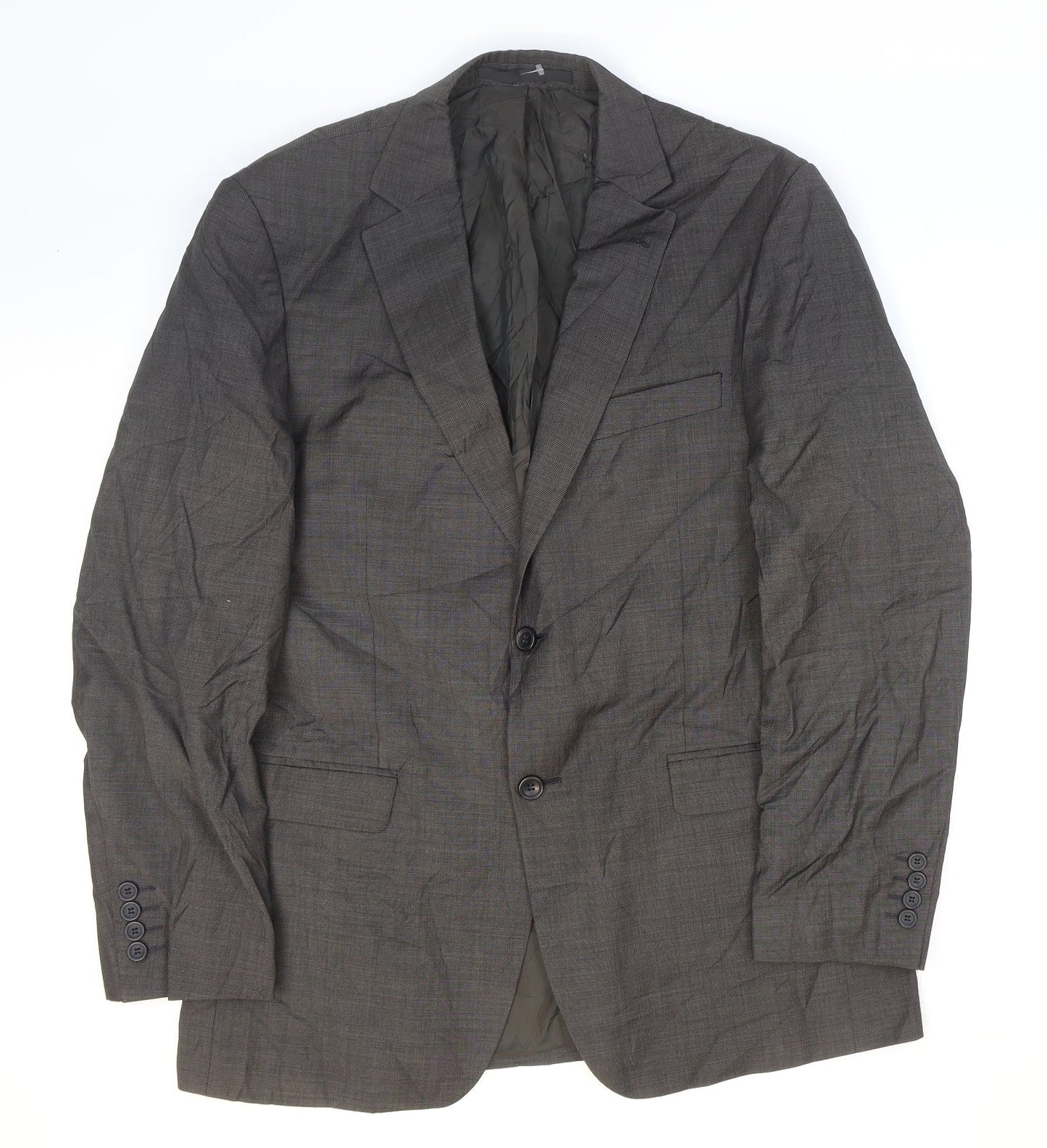 Mens UK Size 40 Marks and Spencer Regular Brown Suit Jacket