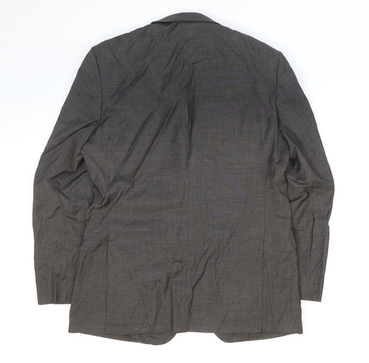 Mens UK Size 40 Marks and Spencer Regular Brown Suit Jacket