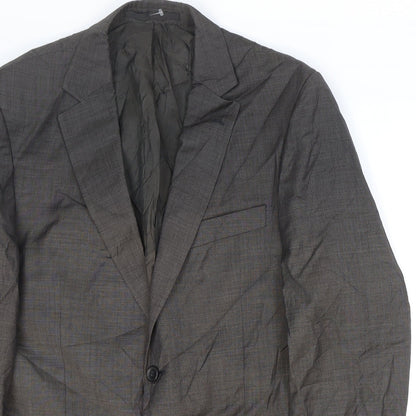 Mens UK Size 40 Marks and Spencer Regular Brown Suit Jacket