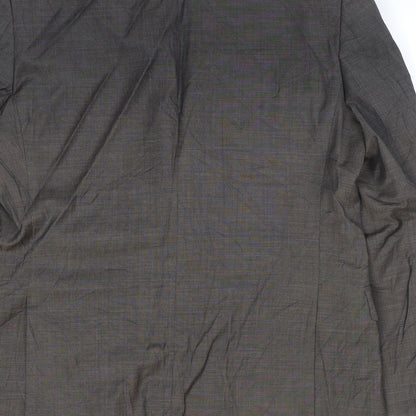 Mens UK Size 40 Marks and Spencer Regular Brown Suit Jacket
