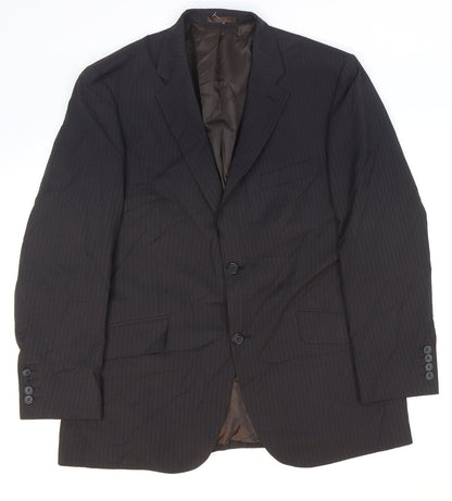 Mens UK Size 42 Tom English Regular Black Suit Jacket