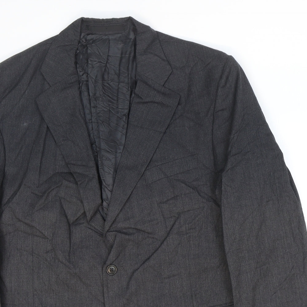 Mens UK Size 46 Marks and Spencer Regular Grey Suit Jacket
