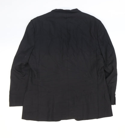 Mens UK Size 40 Hugo James Regular Black Suit Jacket