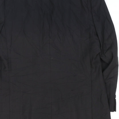 Mens UK Size 40 Hugo James Regular Black Suit Jacket