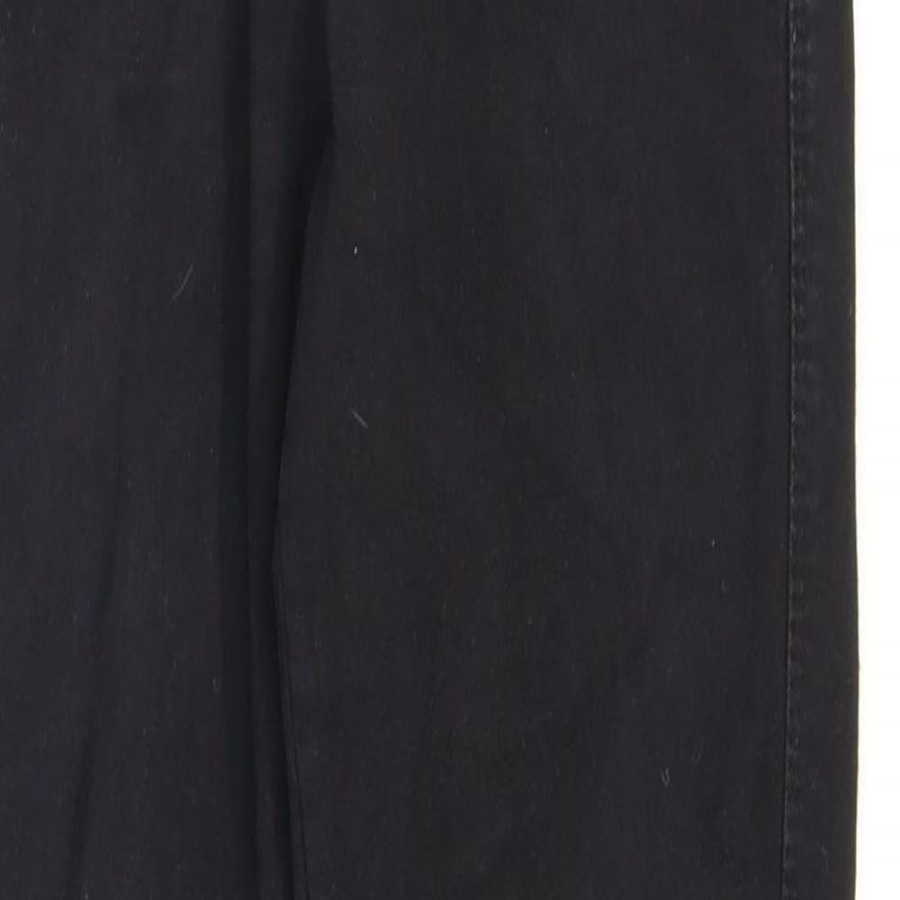 Womens UK Size S Dr. Denim Regular Fit Skinny Black Jeans