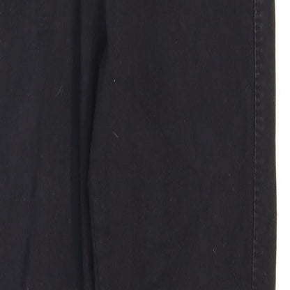 Womens UK Size S Dr. Denim Regular Fit Skinny Black Jeans
