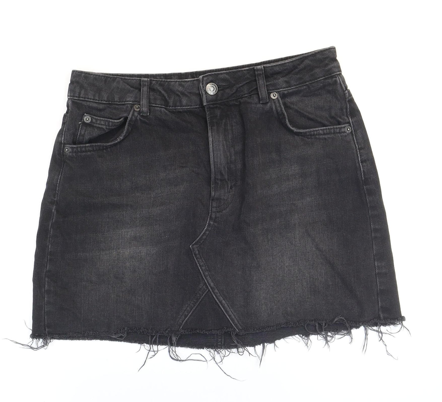 Womens UK Size 10 Topshop Mini Denim Skirt