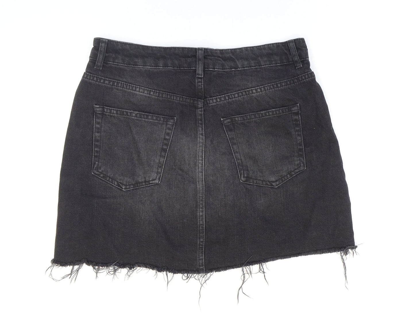 Womens UK Size 10 Topshop Mini Denim Skirt