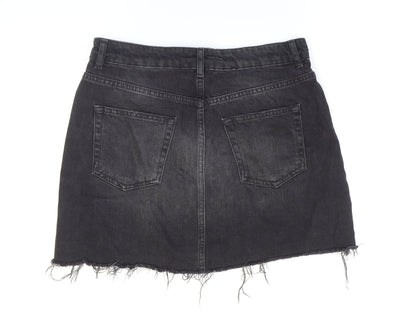 Womens UK Size 10 Topshop Mini Denim Skirt