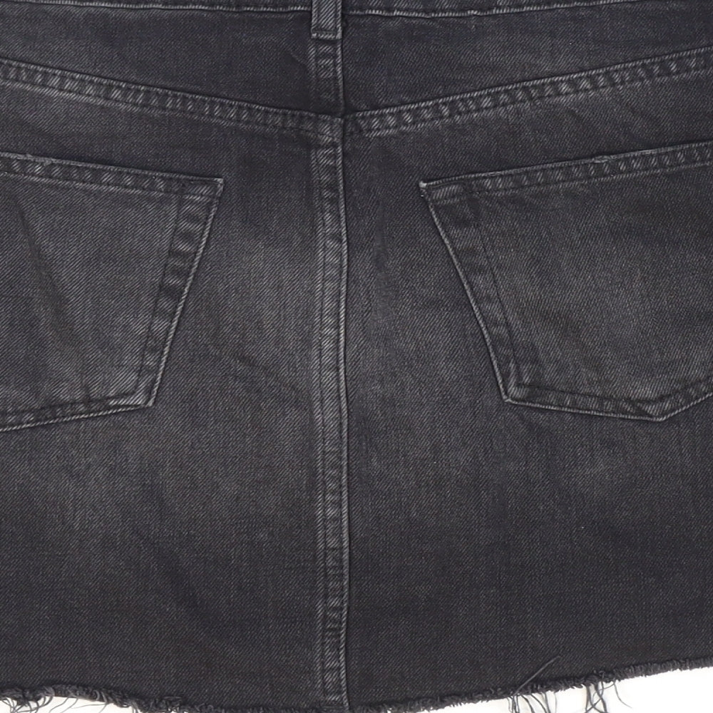 Womens UK Size 10 Topshop Mini Denim Skirt