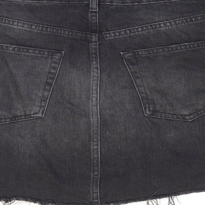 Womens UK Size 10 Topshop Mini Denim Skirt