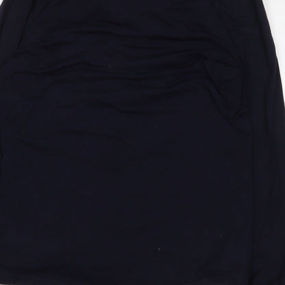 Womens UK Size 10 Baukjen Blue Basic Button-Up