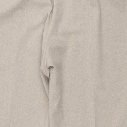 Bonmarché Womens Beige Polyester Trousers Size 26 L26 in Regular
