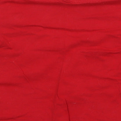 Primark Boys Red 100% Cotton Pullover T-Shirt Size 9-12 Months Round Neck Pullover - Mama's Boy