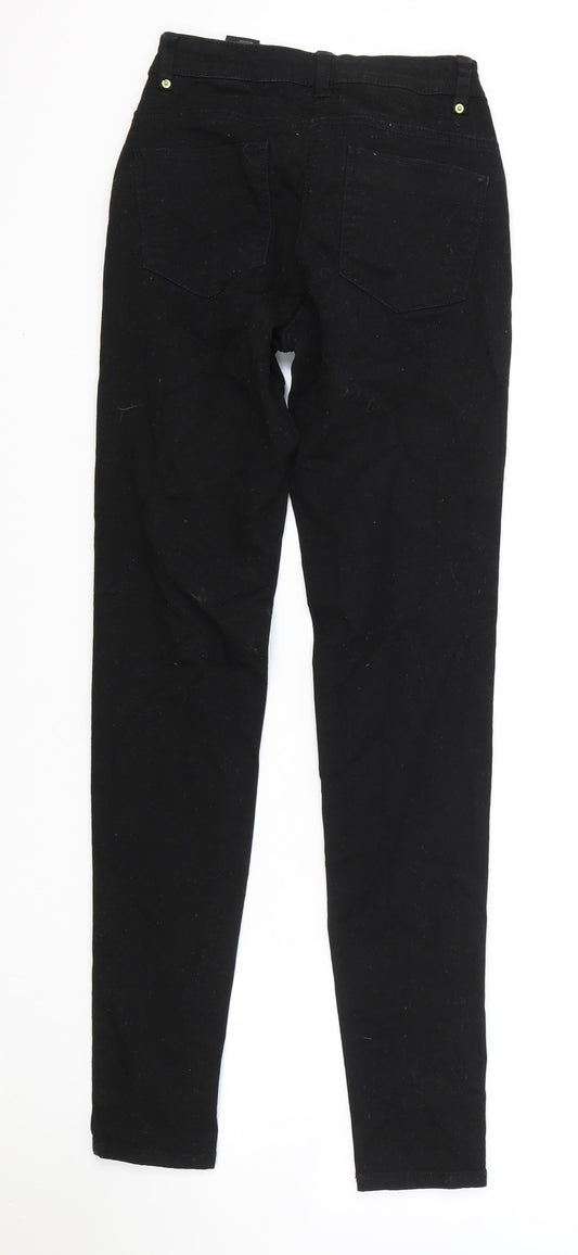 Womens UK Size 6 H&M Regular Fit Skinny Black Jeans