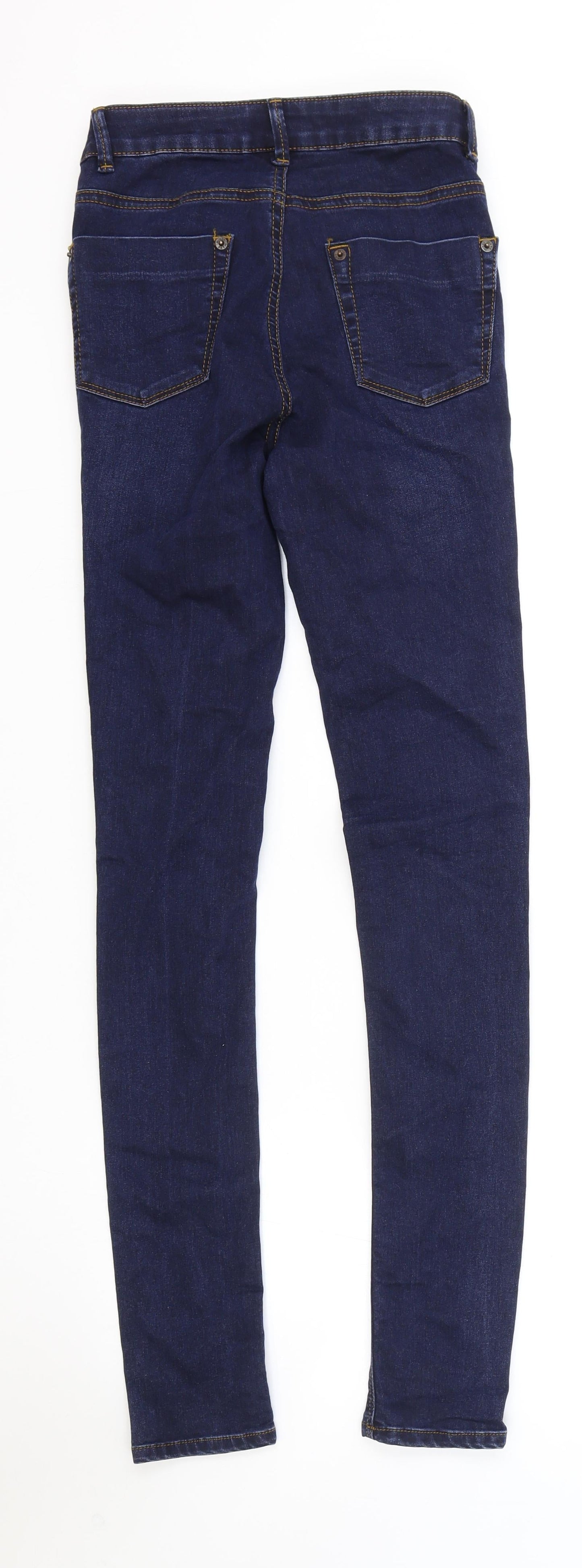 Womens UK Size 6 Waredenim Regular Fit Skinny Blue Jeans