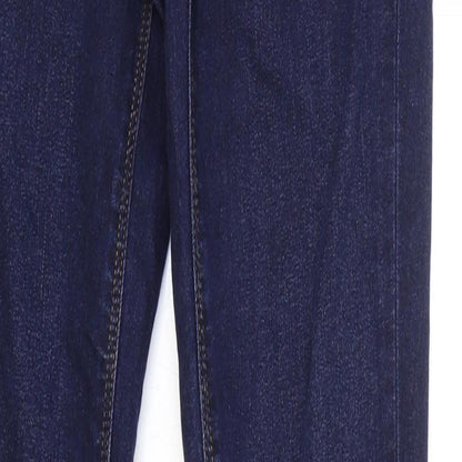 Womens UK Size 6 Waredenim Regular Fit Skinny Blue Jeans
