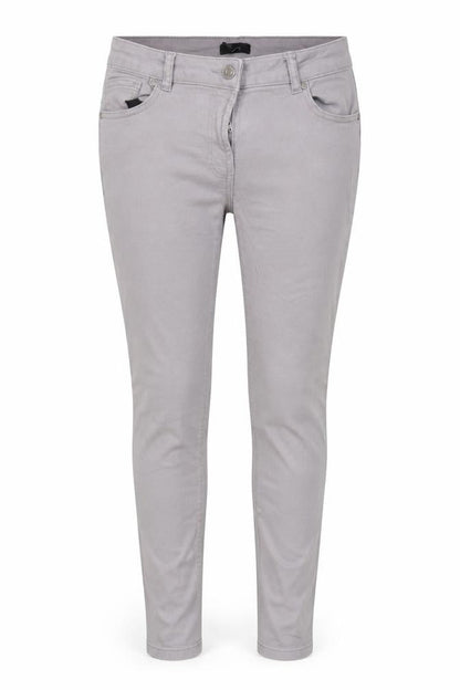 Womens UK Size 12 M&Co Regular Fit Skinny Grey Jeans