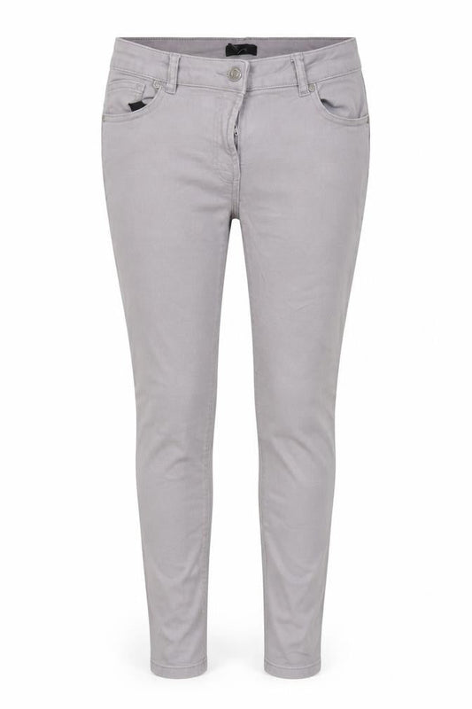 Womens UK Size 12 M&Co Regular Fit Skinny Grey Jeans