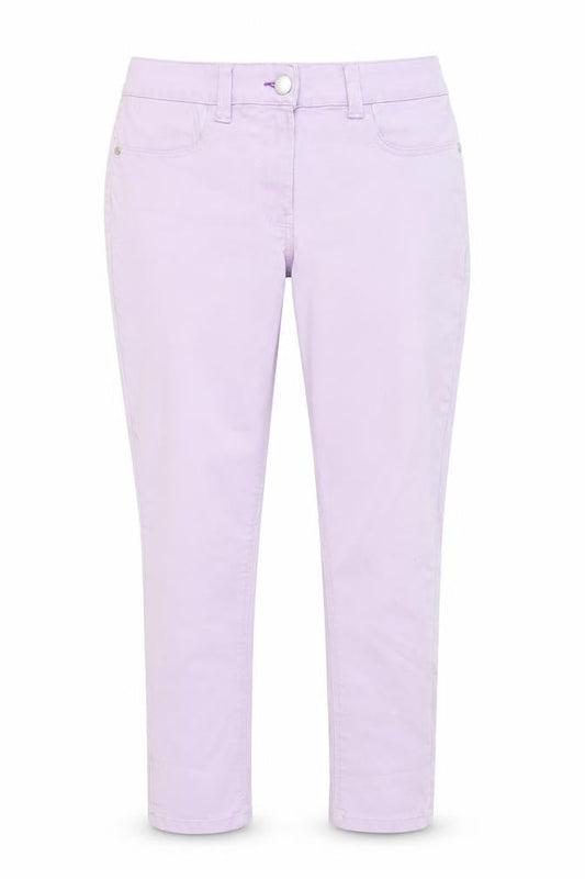 Womens UK Size 12 M&Co Regular Fit Skinny Purple Jeans