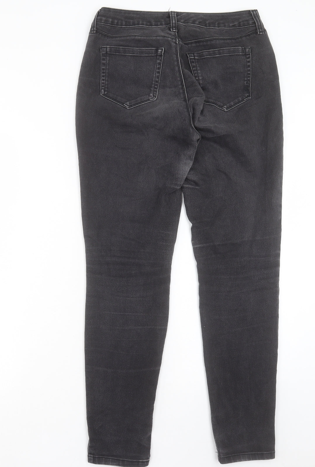 Style&co. Womens Black Cotton Skinny Jeans Size 30 in L30 in Regular Button