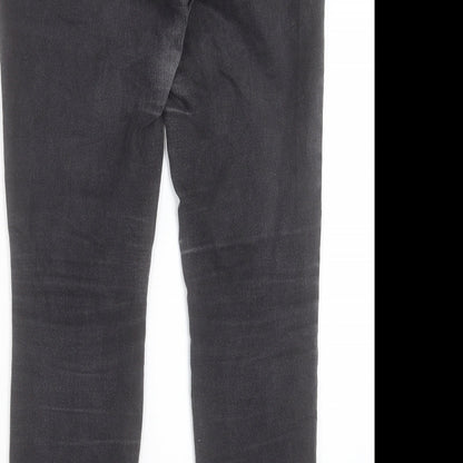 Style&co. Womens Black Cotton Skinny Jeans Size 30 in L30 in Regular Button