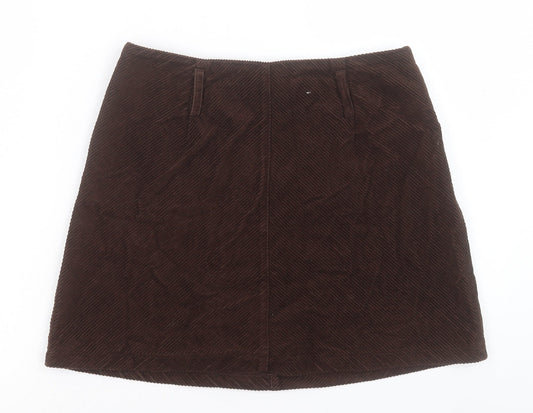 Womens UK Size 12 Denim & Co. A-Line Corduroy Skirt