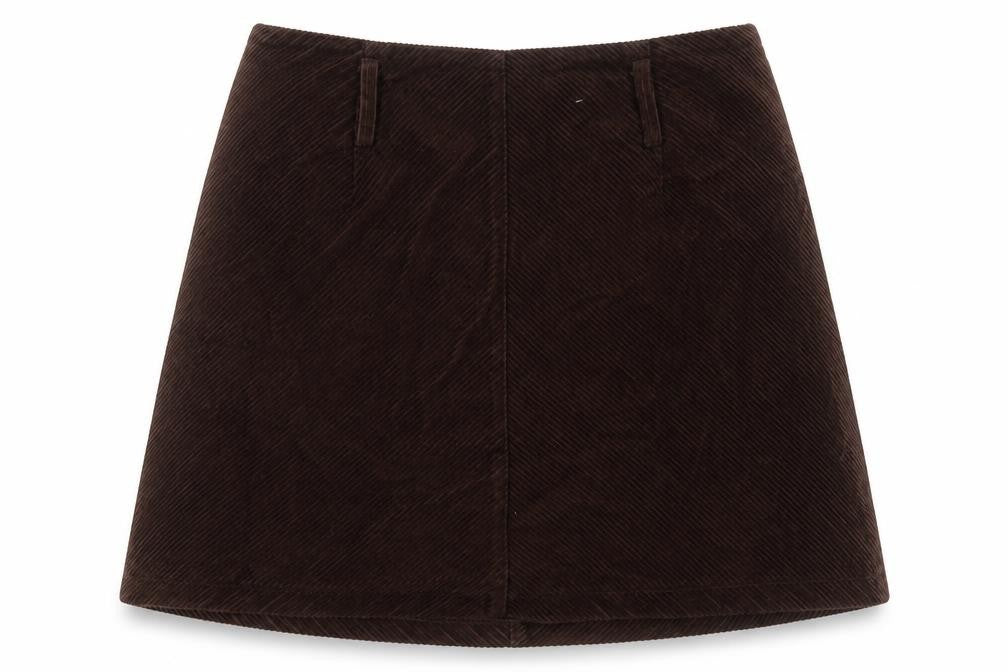 Womens UK Size 12 Denim & Co. A-Line Corduroy Skirt