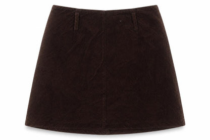 Womens UK Size 12 Denim & Co. A-Line Corduroy Skirt