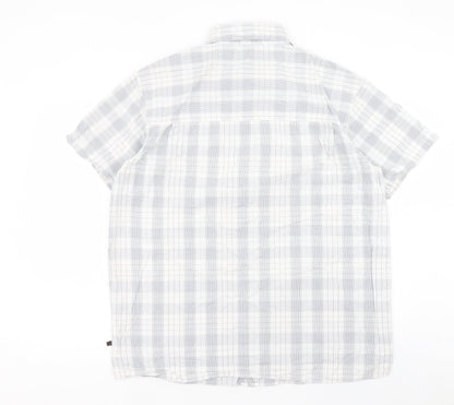 Mens UK Size XL Hawkshead White  Button-Up Short Sleeve Casual Shirt