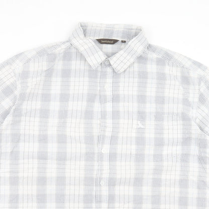 Mens UK Size XL Hawkshead White  Button-Up Short Sleeve Casual Shirt