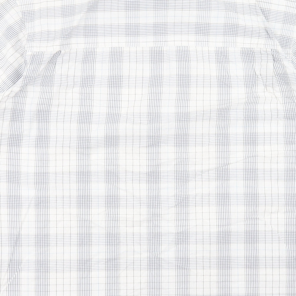 Mens UK Size XL Hawkshead White  Button-Up Short Sleeve Casual Shirt