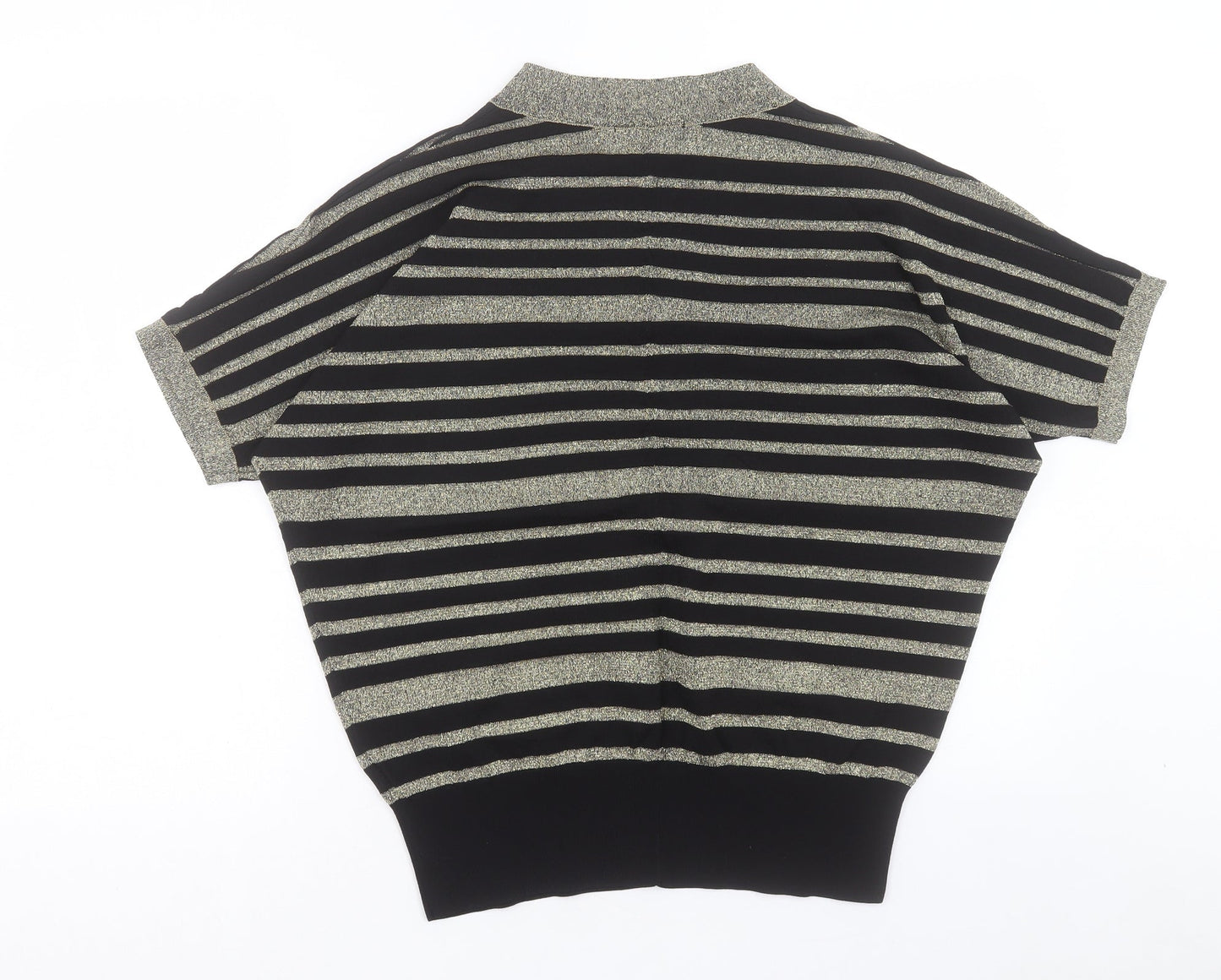 Womens UK Size M House of Fraser Gold Pullover Jumper