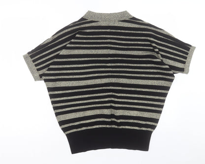 Womens UK Size M House of Fraser Gold Pullover Jumper