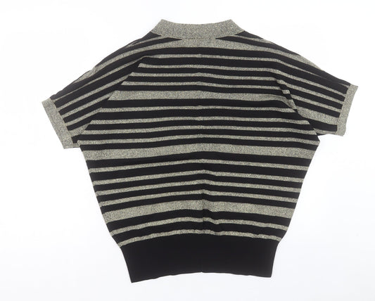 Womens UK Size M House of Fraser Gold Pullover Jumper