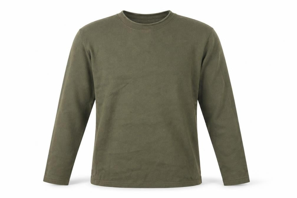 Para Mens Green Polyester Pullover Sweatshirt Size S - Size S/M