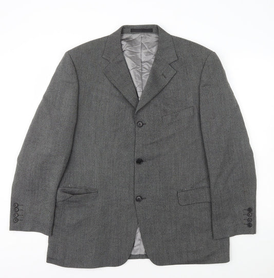 Mens UK Size L Marks and Spencer Regular Grey Suit Jacket