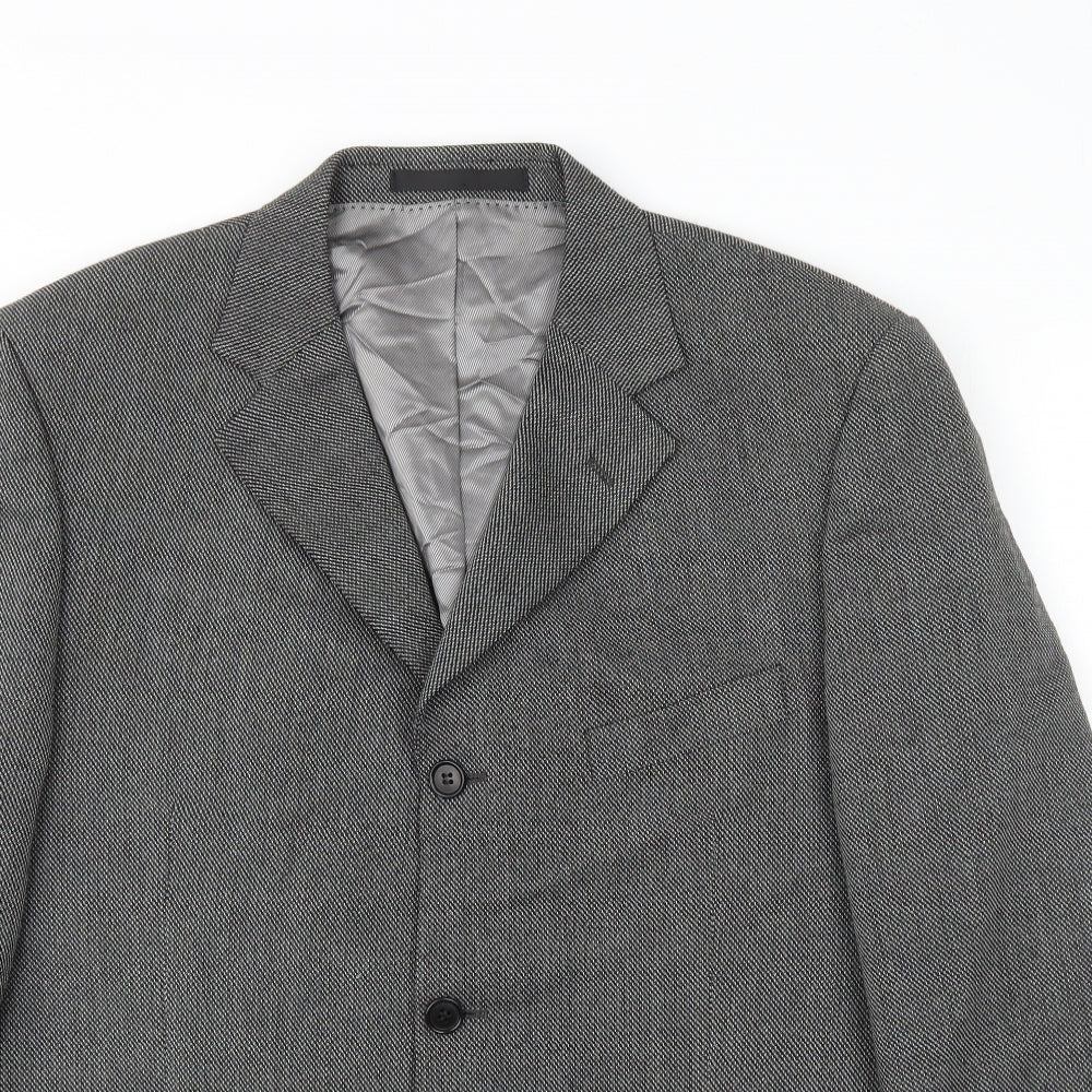 Mens UK Size L Marks and Spencer Regular Grey Suit Jacket