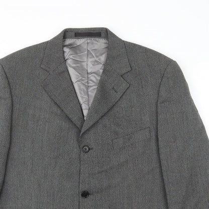 Mens UK Size L Marks and Spencer Regular Grey Suit Jacket