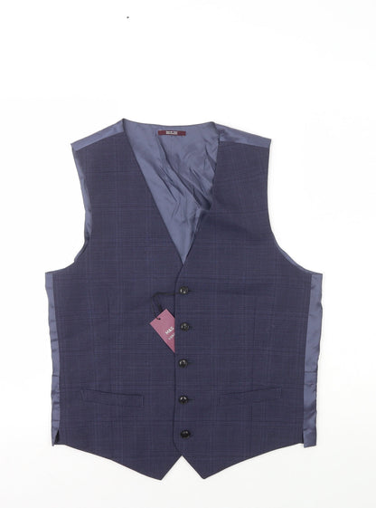 Mens UK Size L Marks and Spencer Regular Blue Suit Jacket