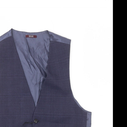Mens UK Size L Marks and Spencer Regular Blue Suit Jacket
