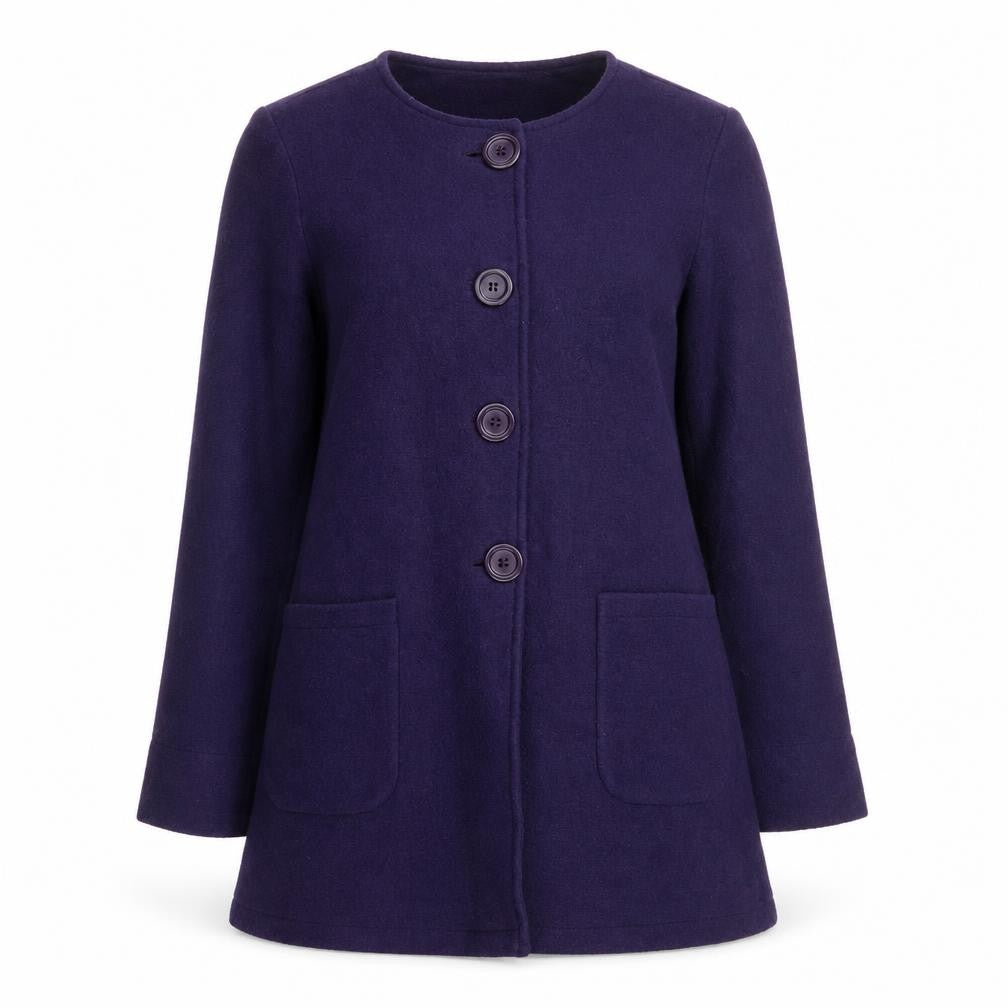 Womens UK Size S Adini Purple Pea Coat