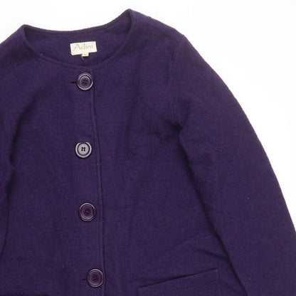 Womens UK Size S Adini Purple Pea Coat