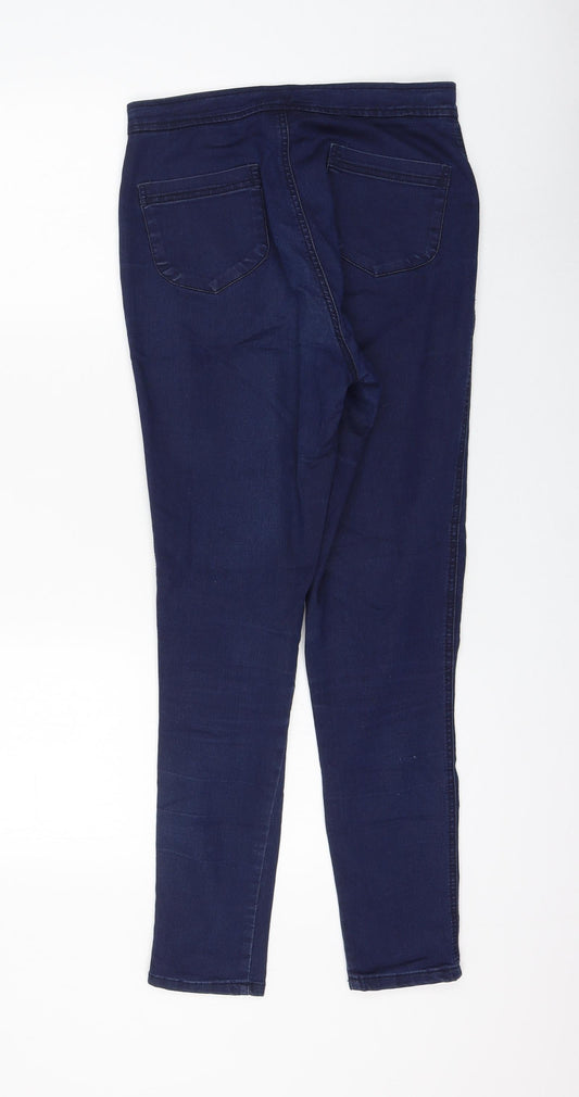 ASOS Womens Blue Cotton Jegging Jeans Size 28 in L28 in Regular Zip